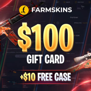 Farmskins $100 Wallet Card + FREE CASE