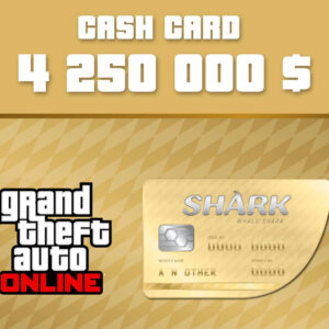 Grand Theft Auto Online - $4,250,000 The Whale Shark Cash Card PC Activation Code