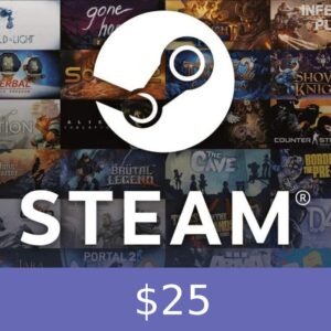 Steam Gift Card $25 Global Activation Code