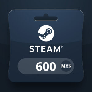 Steam Wallet MXN 600 Gift Card