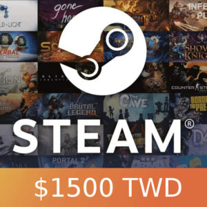 Steam Wallet TWD 1500 Gift Card
