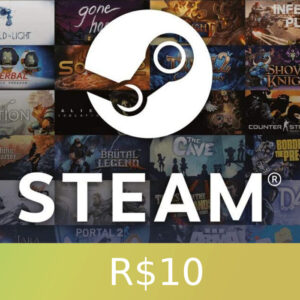 Steam Gift Card 10 BRL Global Activation Code