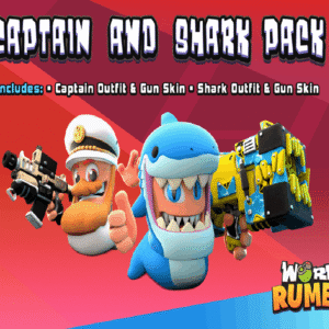 Worms Rumble - Captain & Shark Double Pack DLC PC Steam CD Key